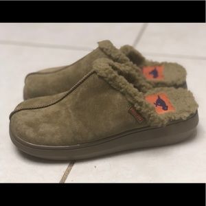 Perfect Cond. RocketDog Leather w/Faux Wool Clogs